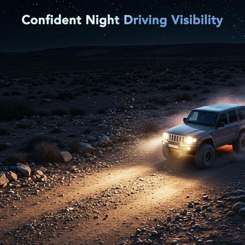 9012 مصابيح هالوجين، 12 فولت 55 وات، أداء عالٍ، شعاع عالٍ/منخفض واستبدال لمبة إضاءة الضباب، التوصيل والتشغيل، عبوتان in Kuwait