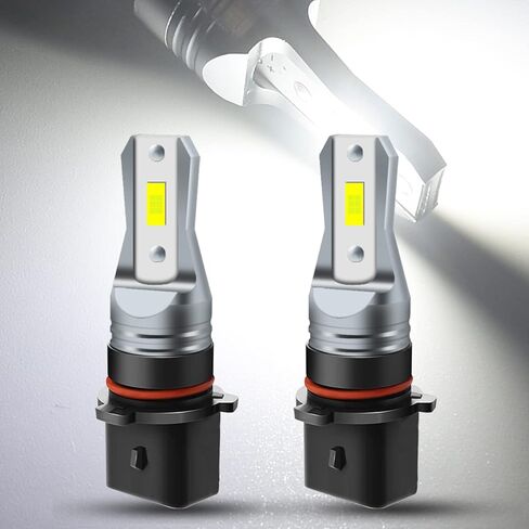 AC/DC 9-36V P13W LED لمبة الضباب البيضاء، 3800LM فائقة السطوع 2x45mil 5730 رقائق 12277 SH23W LED لمبات السيارات والشاحنات، غير قطبية.2-حزم. in Kuwait