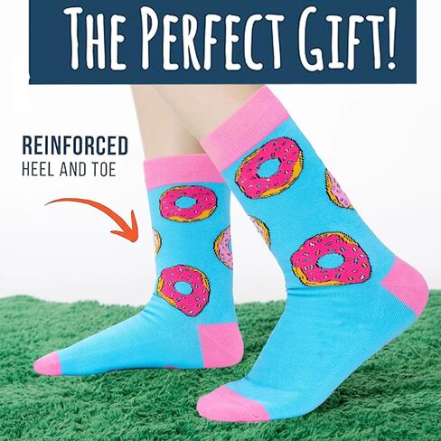 للجنسين القطن الجدة دونات الهدايا الجوارب دونات تقلق كن سعيدا الغذاء الجوارب الفتيات هدايا أفكار لعيد الميلاد الجوارب مضحك هدايا للنساء، لها، ابنة، أبناء، في سن المراهقة للرجال النساء in Kuwait