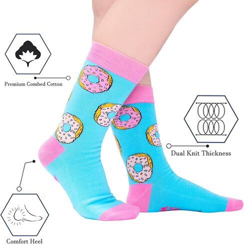 للجنسين القطن الجدة دونات الهدايا الجوارب دونات تقلق كن سعيدا الغذاء الجوارب الفتيات هدايا أفكار لعيد الميلاد الجوارب مضحك هدايا للنساء، لها، ابنة، أبناء، في سن المراهقة للرجال النساء in Kuwait