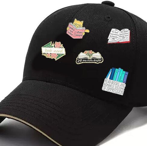 16 Pcs Book Pins Cute Cartoon Bookish Pins Ideal Gifts for Book Lovers Readers Teacher Student in Kuwait