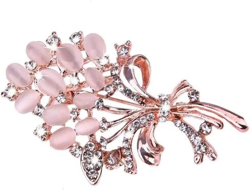 Fashion Women Flower Brooch Pin Garment Accessories Birthday Gift in Saudi Arabia
