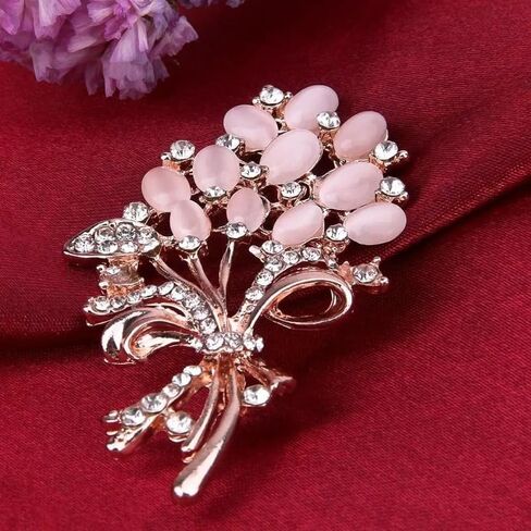Fashion Women Flower Brooch Pin Garment Accessories Birthday Gift in Saudi Arabia