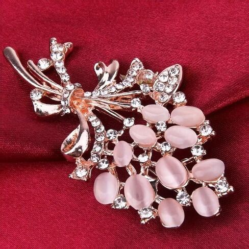 Fashion Women Flower Brooch Pin Garment Accessories Birthday Gift in Saudi Arabia