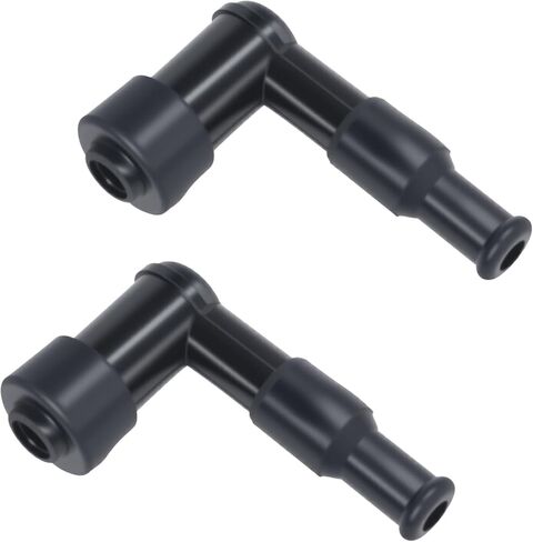 Replacement CG125 Spark Plug Cap Boot Waterproof Non Resistor Aftermarket Parts Fits CG125 GS125 GN125 WY125 CD110 Etc Motorcycle Scooter Dirt Bike ATV. Black 2 Pack in Saudi Arabia