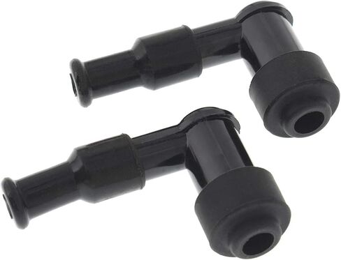 Replacement CG125 Spark Plug Cap Boot Waterproof Non Resistor Aftermarket Parts Fits CG125 GS125 GN125 WY125 CD110 Etc Motorcycle Scooter Dirt Bike ATV. Black 2 Pack in Saudi Arabia