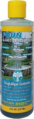 FounTec 50064 Algaecide and Clarifier, 64 oz. Bottle, No Size, Blue in Saudi Arabia
