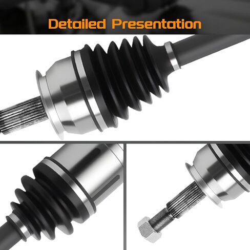 Front Left or Right CV Axle Shaft Assembly Compatible with Nissan Frontier 2005-2020, Pathfinder 2005-2012, Xterra 2005-2015, Suzuki Equator 2009-2012 4WD, Driver or Passenger Side 66-6239 in Saudi Arabia