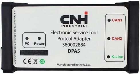 مجموعة أدوات تشخيص EST V8.6 V9.5 V9.8 DPA5 380002884 محول بروتوكول ديربورن 5 لأدوات الخدمة الإلكترونية في نيو هولاند، أداة تشخيص EST DPA5 Obd2 in Kuwait