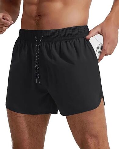 maytopia Mens Athletic Running Shorts with Pocket 5" Quick Dry Lightweight Workout Gym Shorts Basketball Training Shorts in Kuwait