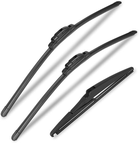 MIKKUPPA 22"+21"+11" Windshield Wiper Kit - Replacement for 2014-2023 Jeep Grand Cherokee - U/J Hook All Season Wiper Blades, Pack of 3 in Saudi Arabia