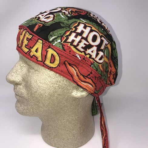 البرتقال اللهب الأخضر الأسود الساخن رئيس الفلفل رئيس التفاف Durag دو خرقة السائق الجمجمة قبعة خوذة بطانة الرطوبة فتل العصابة in Kuwait