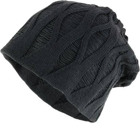 Armycrew Rasta Deep Crown Acrylic Distressed Reversible Slouchy Warm Beanie Hat in Saudi Arabia
