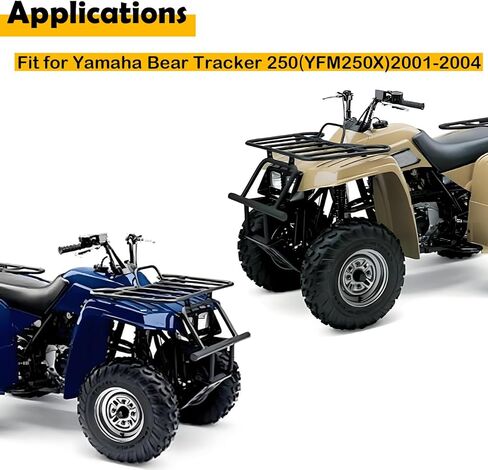 Ignition Coil, CDI Box & Spark Plug Kit Compatible with Yamaha Bear Tracker 250 YFM250X 2001-2004 – Replaces 4XE-85540-00-00, 8-Pin CDI Module in Kuwait