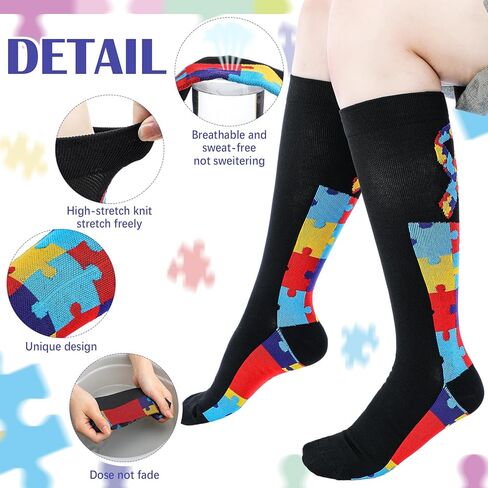 8 أزواج التوحيد التوحيد الجوارب التوحيد التوعية الإكسسوارات العناصر اللغز جورب جورب للنساء الرجال هدية in Kuwait