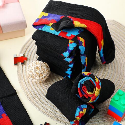 8 أزواج التوحيد التوحيد الجوارب التوحيد التوعية الإكسسوارات العناصر اللغز جورب جورب للنساء الرجال هدية in Kuwait