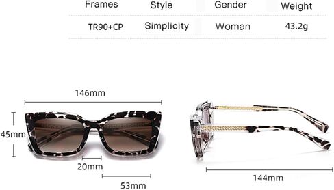 Square Frame Sunglasses Polarized Clip On Tr90 Magnetic Cat Eye Women Driving Sun Glasses Uv400 Acetate Temple in Saudi Arabia