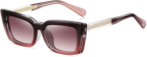 Square Frame Sunglasses Polarized Clip On Tr90 Magnetic Cat Eye Women Driving Sun Glasses Uv400 Acetate Temple in Saudi Arabia