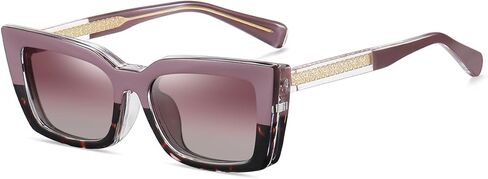 Square Frame Sunglasses Polarized Clip On Tr90 Magnetic Cat Eye Women Driving Sun Glasses Uv400 Acetate Temple in Saudi Arabia