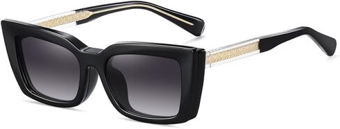 Square Frame Sunglasses Polarized Clip On Tr90 Magnetic Cat Eye Women Driving Sun Glasses Uv400 Acetate Temple in Saudi Arabia