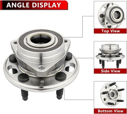 513288 Front or Rear Wheel Hub Bearing Assembly for 13-15 Chevy Malibu, for 14-17 Impala, for 10-17 Equinox, for GMC Terrain, for Cadillac CTS/XTS, for Buick Lacrosse Regal, for Saab 9-5, 5 Lugs in Kuwait