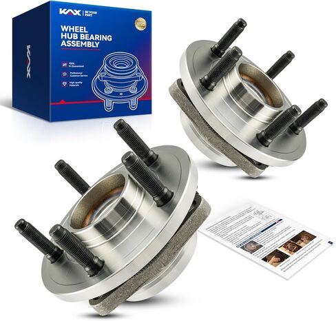 KAX 513229 Pair Front Wheel Bearing and Hub Assembly Compatible with 2005-2010 Dodge Dakota, 2006-2008 Mitsubishi Raider, 2011 Ram Dakota 4WD,5 Lug w/ABS in Saudi Arabia