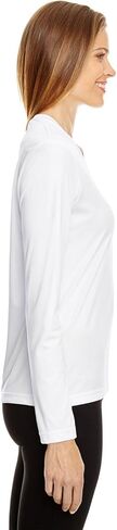 Team 365 Ladies' Zone Performance Long-Sleeve T-Shirt S WHITE in Kuwait
