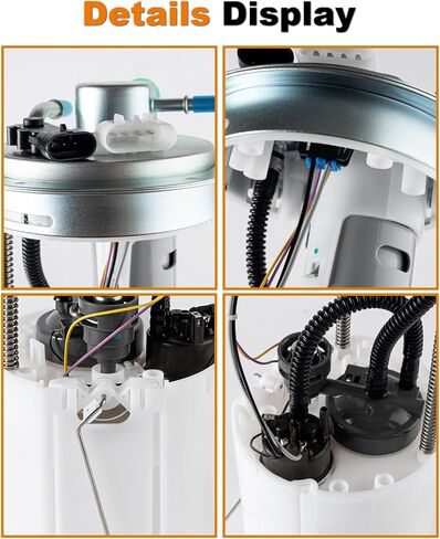 Electric Fuel Pump Assembly Compatible with Chevy Silverado 1500 & GMC Sierra 1500 2007-2008 V8 4.8L 5.3L 6.0L Replace E3747M VANBOL0053-A with Sending Unit Pressure Sensor Pickup in Saudi Arabia