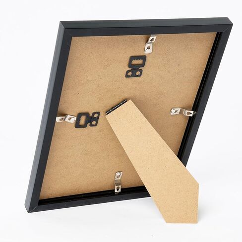 5.5x8.5 Picture Frame Set of 6 for Wall or Tabletop, Wall Mounting Horizontally or Vertically, 5.5 x 8.5 Wall Photo Frame with Shatter Resistant Plexiglass, 6 Pack, Black in Saudi Arabia