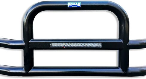 Kozak 3 "واقي ممتص للصدمات دائري مع شريط LED مدمج متوافق مع دودج، متوافق مع شاحنات Freightliner Sprinter Vans وMercedes Sprinter Vans وRam وFord - ملاءمة عالمية لجميع الموديلات in Kuwait