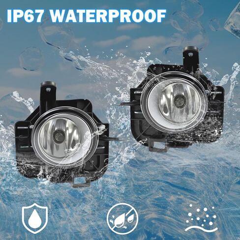Fog Lights Compatible with 2007-2009 Nissan Altima 4DR Sedan Bumper Driving Fog Lamps Assemblies with Switch and Wiring Harness in Saudi Arabia