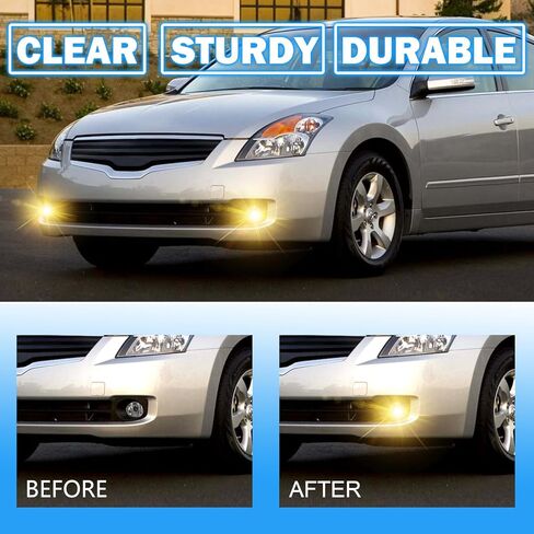 Fog Lights Compatible with 2007-2009 Nissan Altima 4DR Sedan Bumper Driving Fog Lamps Assemblies with Switch and Wiring Harness in Saudi Arabia