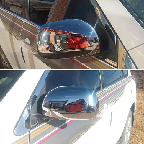 12PCS/Set Chrome Side Mirror Cover + Door Handle Cover Trim for Toyota RAV4 2006 2007 2008 2009 2010 2011 2012 in Saudi Arabia