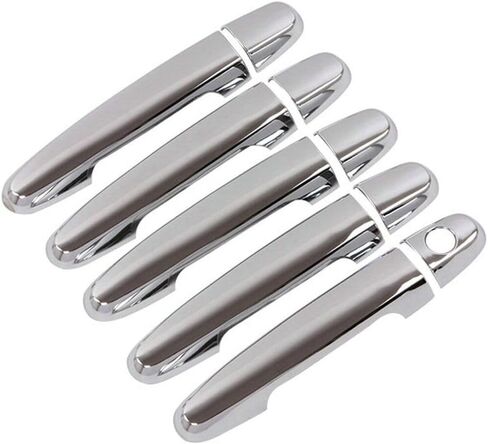12PCS/Set Chrome Side Mirror Cover + Door Handle Cover Trim for Toyota RAV4 2006 2007 2008 2009 2010 2011 2012 in Saudi Arabia
