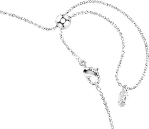 Swarovski Matrix Tennis necklace, Gradient of round cuts, Multicolored, Rhodium plated in Saudi Arabia