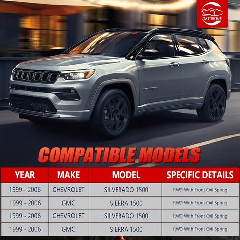 2pc Front Lower Control Arms w/Ball Joints for 07-17 Dodge Caliber Jeep Patriot Compass, Lower Control Arms w/Ball Joint Replacement MS25188 MS25189 (K620066 K620065) - PU Bushing Upgrade, Red in Kuwait