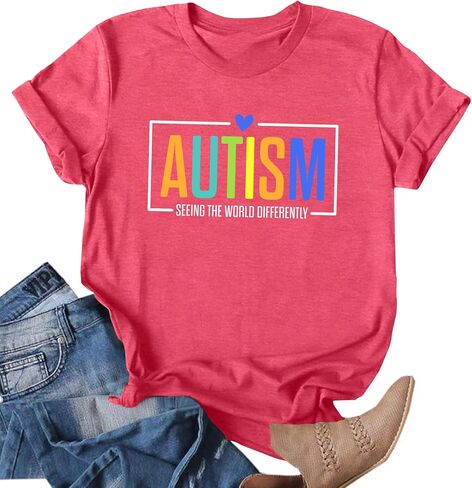 Womens Let Them Shirt Mental Health Awareness T-Shirt Inspirational Tee Shirt Positive Short Sleeve Top in Saudi Arabia