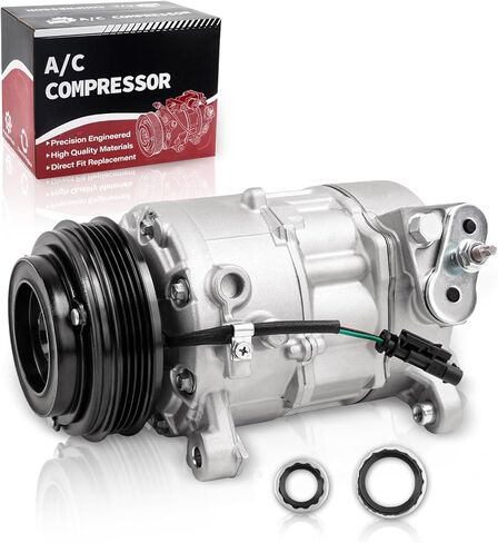 Air Conditioner AC Compressor with Clutch Compatible with Suburban Tahoe,Escalade,Escalade ESV,Yukon,Yukon XL 2015-2020 Replace 22986666 84203719 198333 in Kuwait
