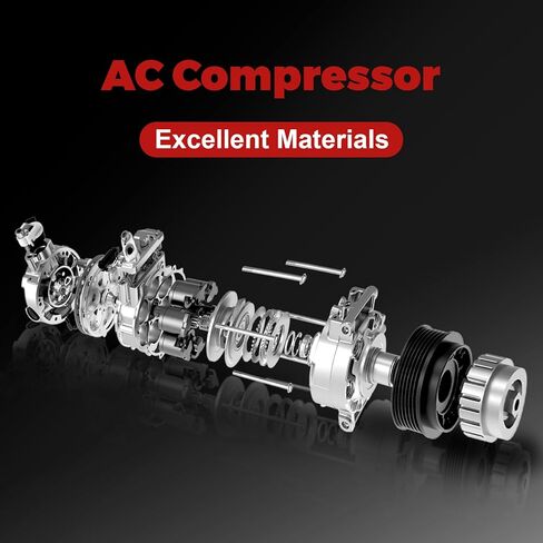 Air Conditioner AC Compressor with Clutch Compatible with Suburban Tahoe,Escalade,Escalade ESV,Yukon,Yukon XL 2015-2020 Replace 22986666 84203719 198333 in Kuwait