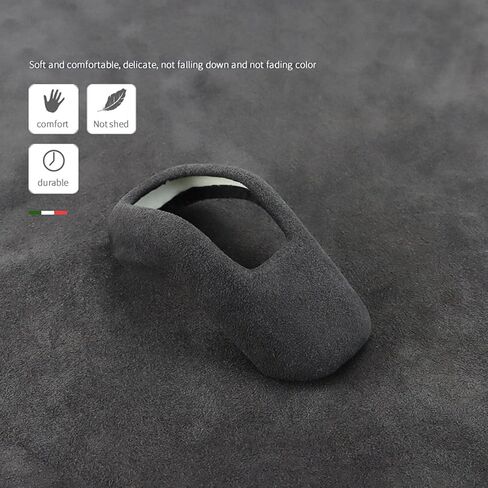 Suede Wrap Gear Shift Knob Cover Sticker Interior Accessories,Fit for Land Rover Defender L663 90 110 2020 2021 2022 2023 in Saudi Arabia
