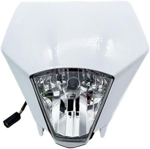 Universal Fit Motorcycle Headlight Housing Cover Compatible with EC ECF ES EWF 250 300 350 450 2024 Motocross Head Light Headlamp Aftermarket Replacement(LED Unit) in Saudi Arabia