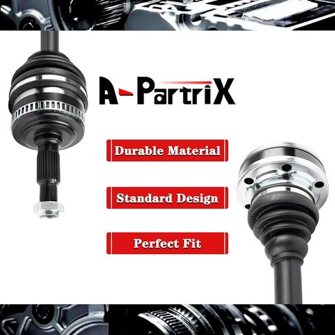 CV Constant Velocity Joint - CV Axle Front Driver and Passenger Side Pair Set, CV Shaft Axle CV Drive Shaft Replacement fits Chrysler 200 2017 2016 2015, 2.4L L4 in Saudi Arabia