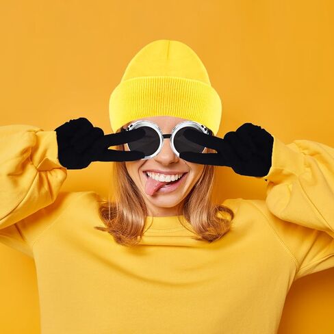 6 PCS Adults Yellow Costume Accessories for Women, Beanie Suspenders for 100th Days of School Cosplay Dress Up in Saudi Arabia
