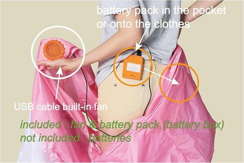 زي راقصة الباليه خفيف الوزن وسهل الحركة وقابل للنفخ مقاس البالغين: بدلة حيوانات مضحكة للهالوين والحفلات والحفلات التنكرية in Kuwait