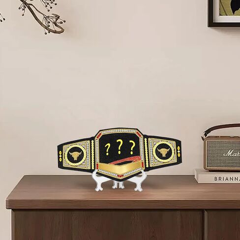 DIY Belt Diamond Art Painting Ornament Kit, 5D DIY Diamond Waistband Universal Champion Diamond Art Acrylic Belt for Men Women for Xmas Home Desktop Decoration Ornament Gift in Kuwait