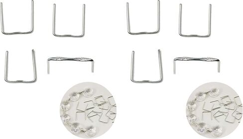 H&D HYALINE & DORA H&D 500Pcs Plated Silver Chandelier Lamp Metal Hanger Pins Crystal Prisms Beads Ball Connectors in Saudi Arabia