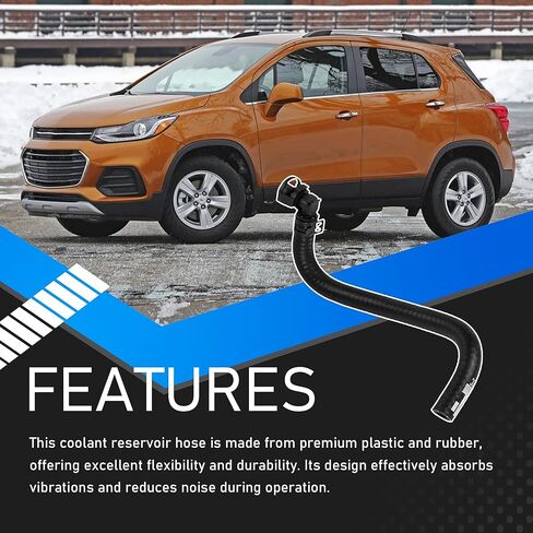 Engine Radiator Coolant Reservoir Air Bleed Hose Compatible with 2013-2021 Buick Encore 2015-2021 Chevrolet Trax 1.4L Replaces 96968694 in Saudi Arabia