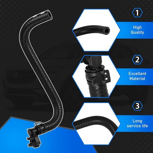 Engine Radiator Coolant Reservoir Air Bleed Hose Compatible with 2013-2021 Buick Encore 2015-2021 Chevrolet Trax 1.4L Replaces 96968694 in Saudi Arabia