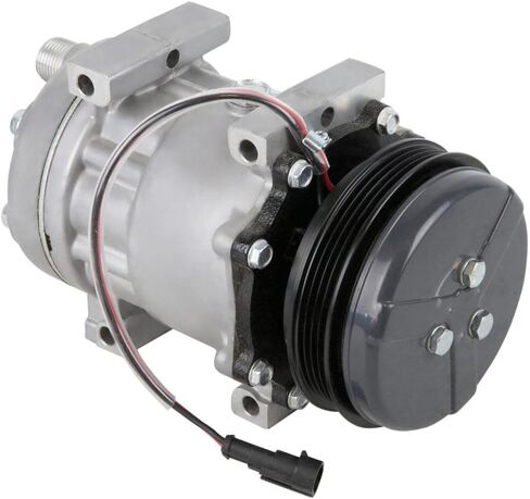 ضاغط التيار المتردد وقابض تكييف الهواء 4 أخدود مقاس 112 مم يستبدل Sanden SD7H15 8279 بملف ثنائي الأسلاك 12 فولت - BuyAutoParts 60-03769NA جديد in Kuwait