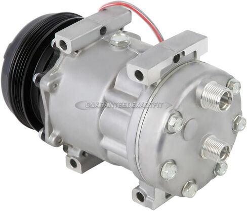 ضاغط التيار المتردد وقابض تكييف الهواء 4 أخدود مقاس 112 مم يستبدل Sanden SD7H15 8279 بملف ثنائي الأسلاك 12 فولت - BuyAutoParts 60-03769NA جديد in Kuwait